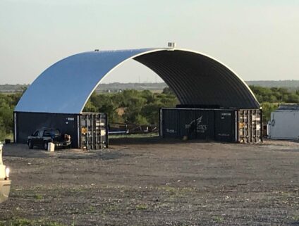 Container Cover Storage Building