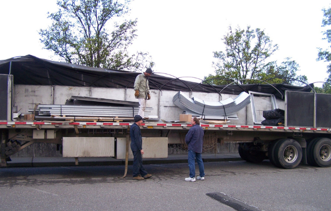 How Quonsets Are Shipped