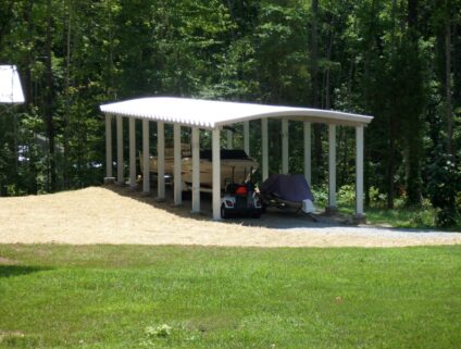 Tandem carport